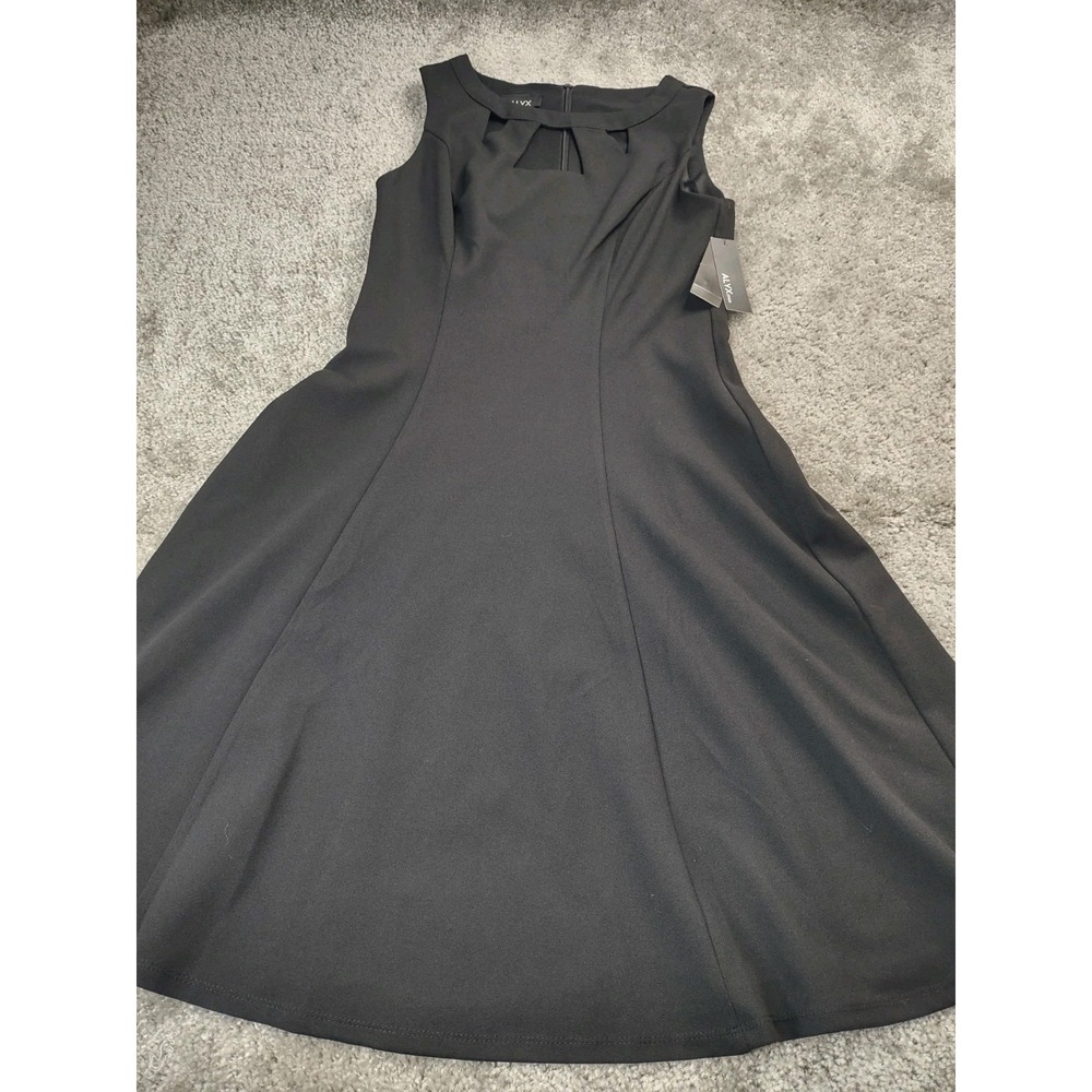 NWT ALYX Sleeveless Dress Size 6 Black Fit & Flare Knee Length Minimalist Office